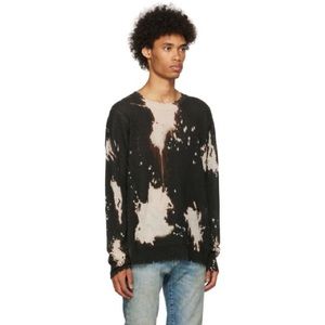 R13 Bleach Splatter Destroyed Oversized Sweater Size XL. BNWT